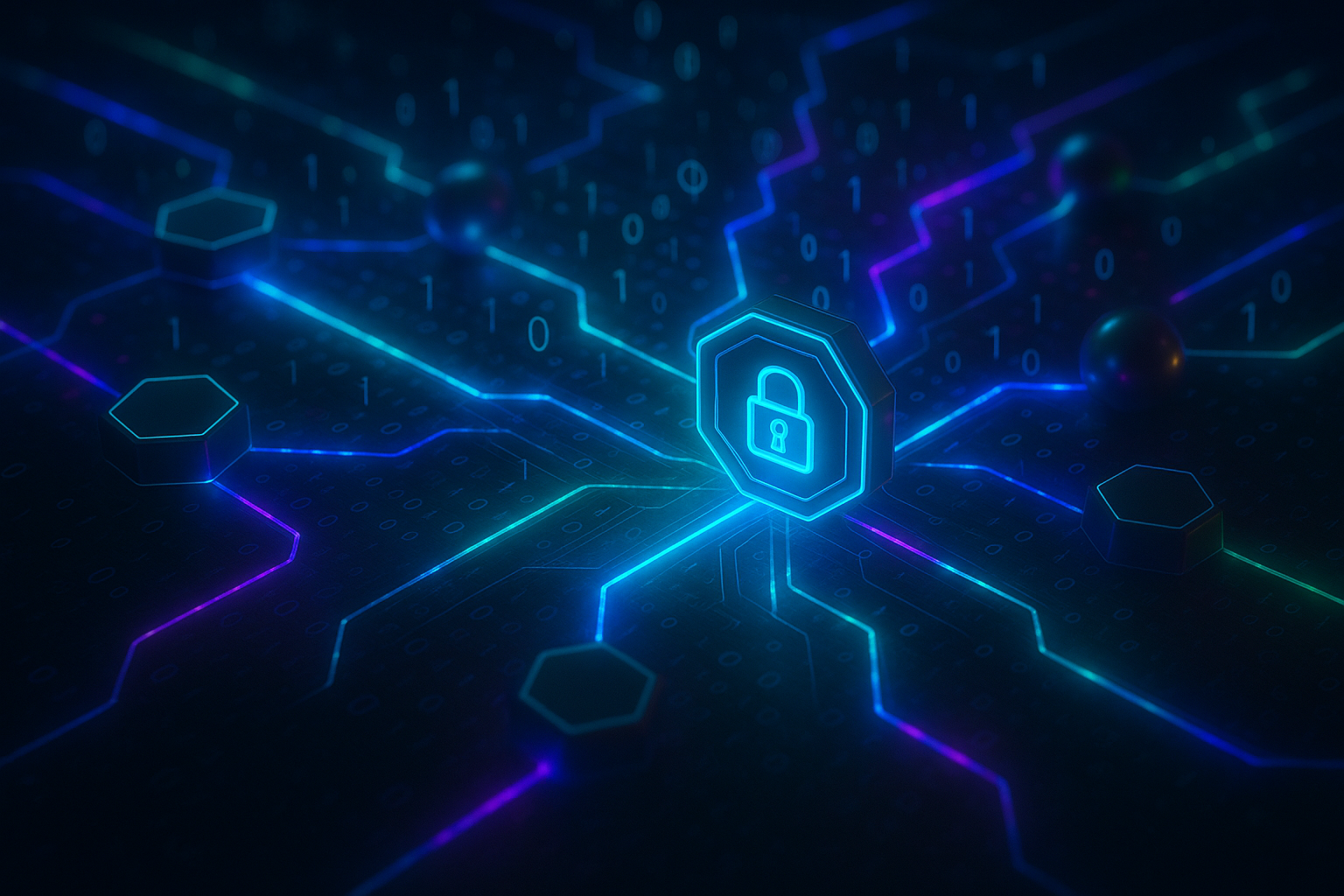 Abstract secure data network visualization